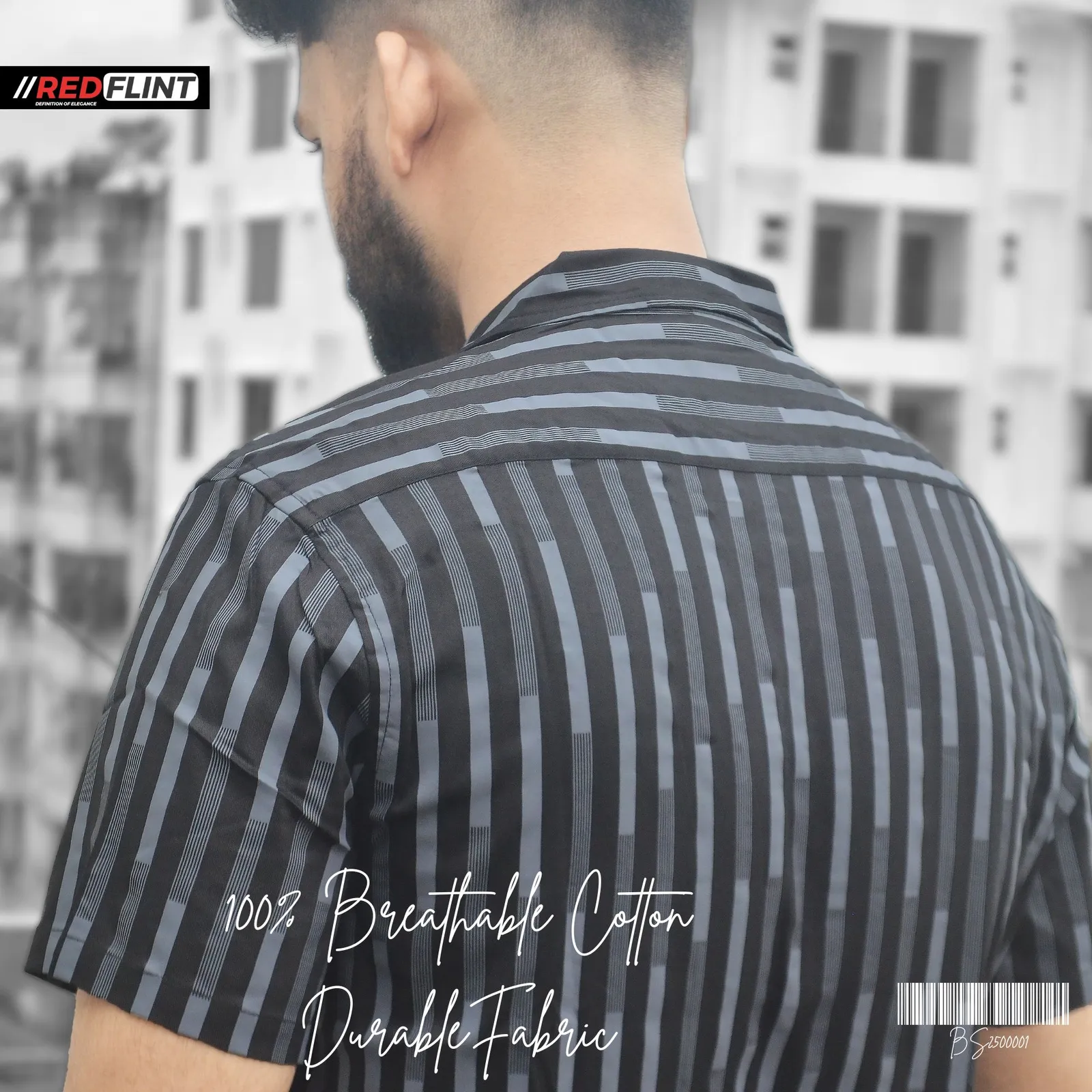 Black Stripe Shirt - Image 3