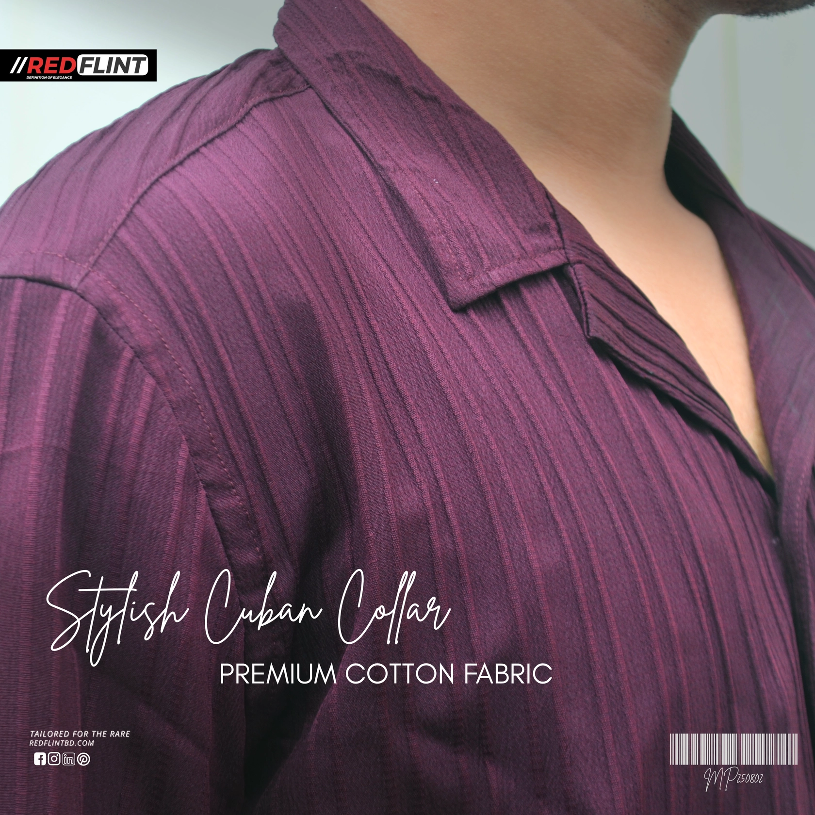Maroon Pinstrip - Image 3