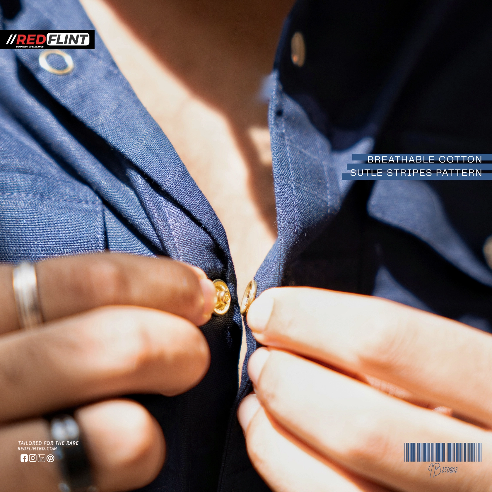 Indigo Blue Shirt - Image 4