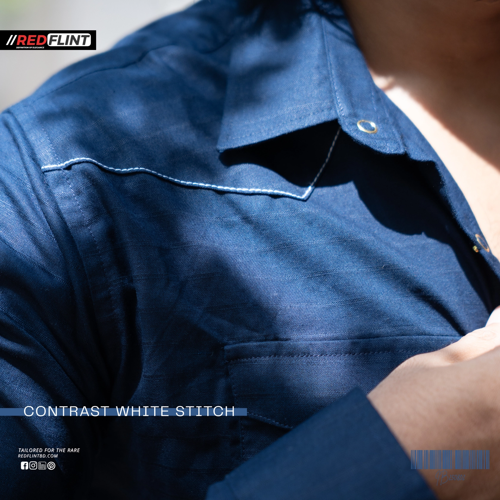 Indigo Blue Shirt - Image 2